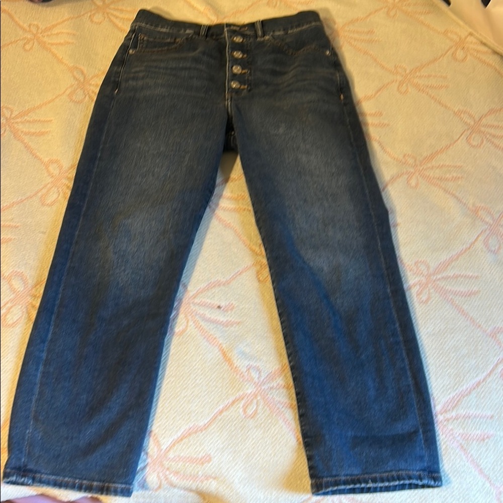 Express Denim Jeans with Contrast Stitching